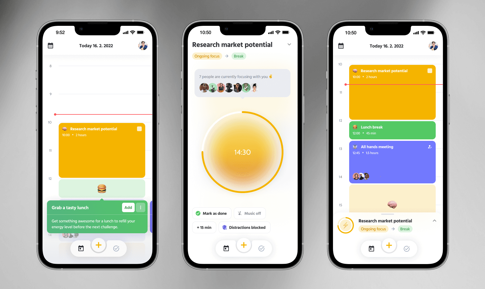 Automation Design - app screens